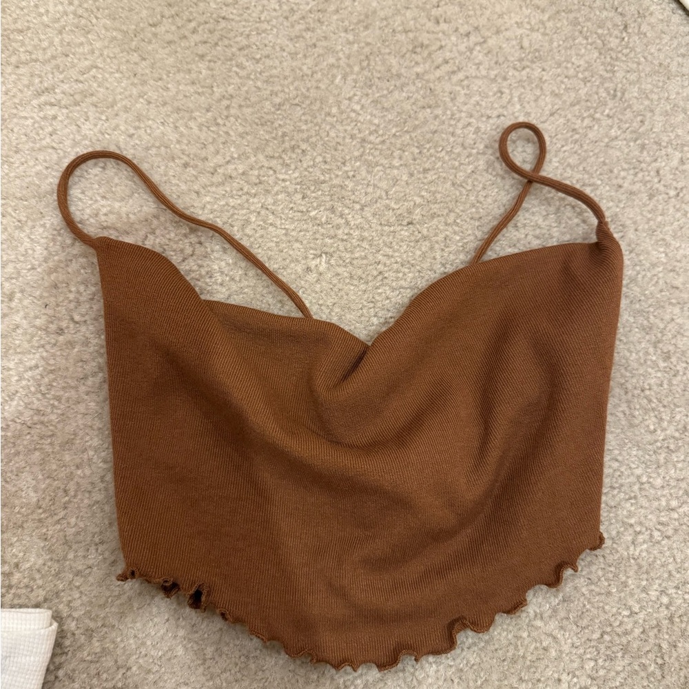 Urban Outfitters Brown Strappy Top